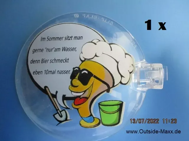 10 x ClipClap-Deckel Funnys
