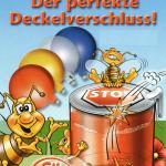 10 X ClipClap-Deckel  Fußball