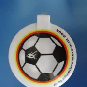 10 X ClipClap-Deckel  Fußball